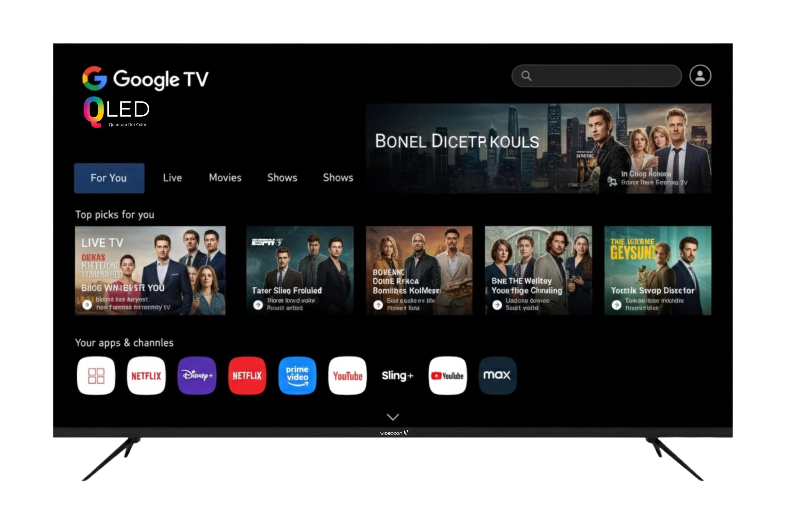 Videocon E75QLGT1100 - 75 Inches