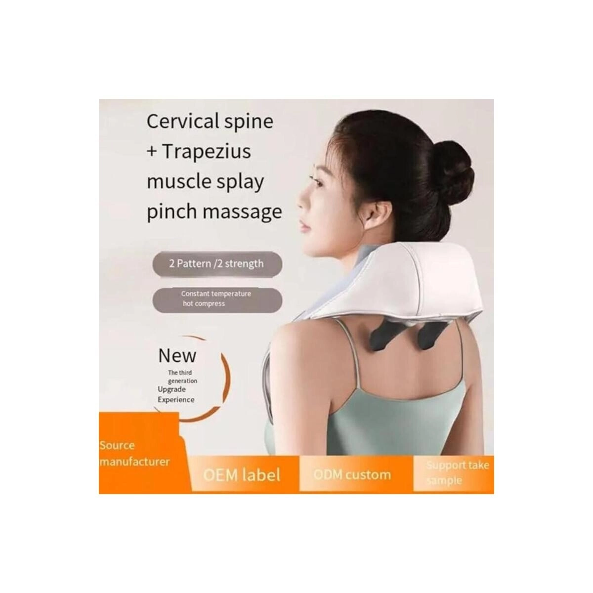 Neck Massager - Heat Deep Tissue Kneading