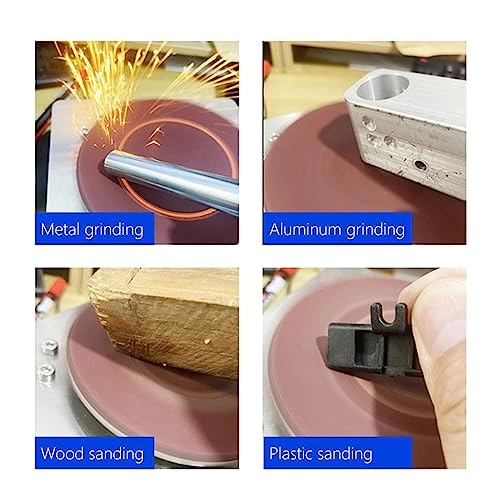 Mini Table Disc Sander - 7 Variable Speed 20PCS Sanding Discs