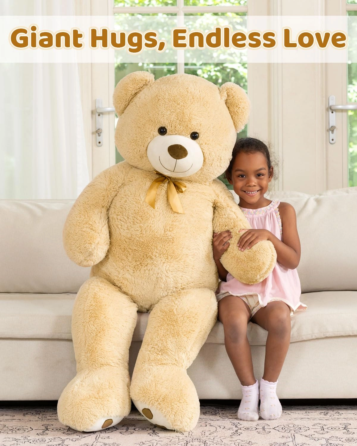 Teddy Bear - 39 inches Gray