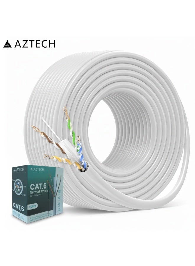 Aztech Cat6 Ethernet Cable - 305 m