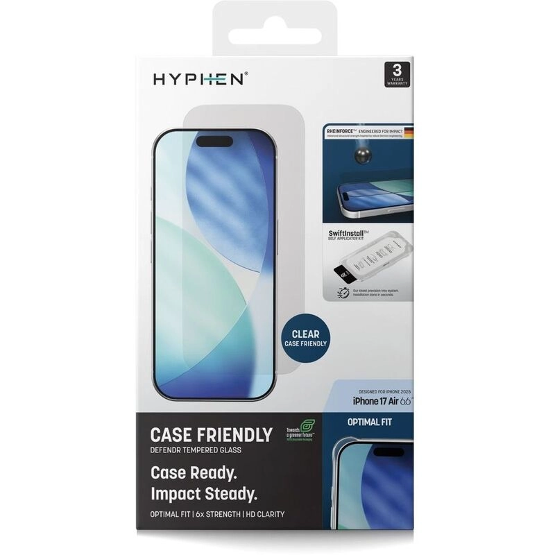 HD Tempered Glass Screen Protector for iPhone 17 Air