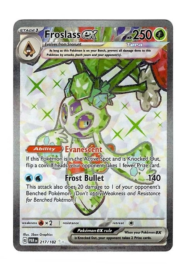 Pokémon Froslass ex 217/182 - Paradox Rift Tera Full Art