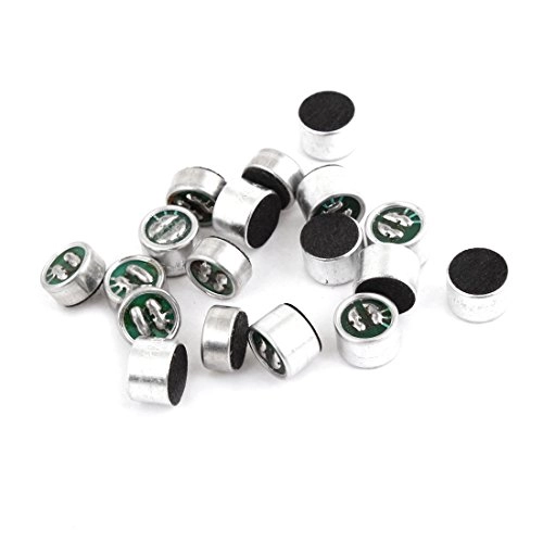 Pin Type Round Electret Condenser MIC Capsules USB+Infrared Microphone - 18 Pieces