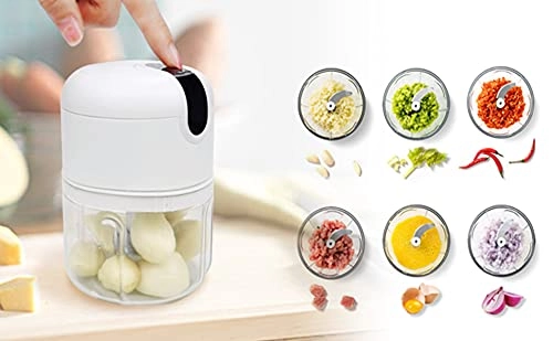 Electric Mini Food Chopper - 250ml Cordless