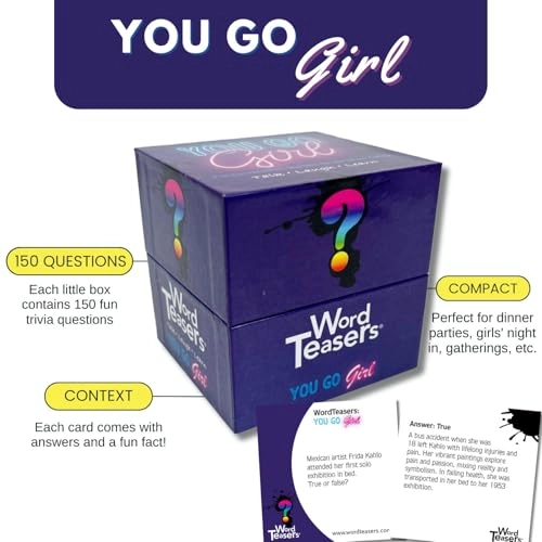 You Go Girl Conversation Starters - English 10 years and up