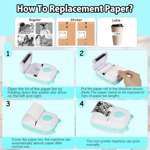 Mini Bluetooth Thermal Printer - Thermal 57mm