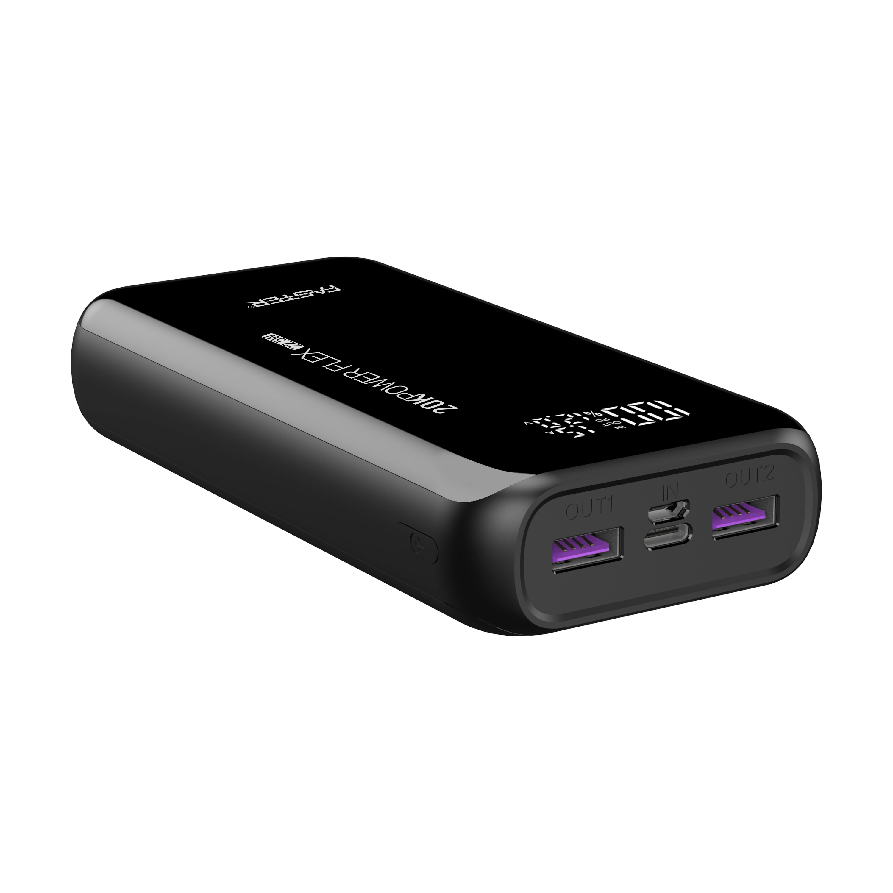 PF20K - 20,000mAh 22.5W 2 USB-A 1 USB-C