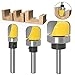 Bowl and Tray Router Bit - 1/4 Inch 3Pcs