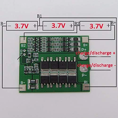 HX-3S-FL25A-A - 5pcs 3S 25A Li-ion 18650 BMS PCM Battery Protection Board
