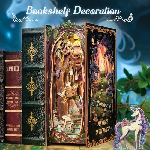 Book Nook - Forest Unicorn