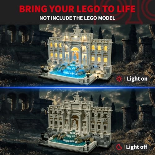 Light for Lego Trevi Fountain - 21062 USB Powered