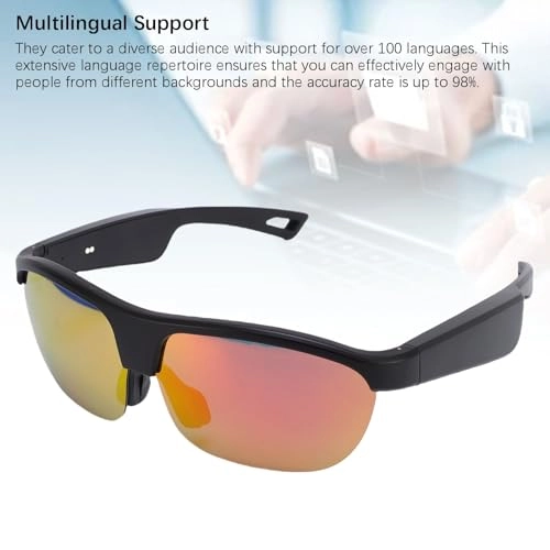 Translation Smart Glasses - Real Time AI Translation 100+ Languages Camera