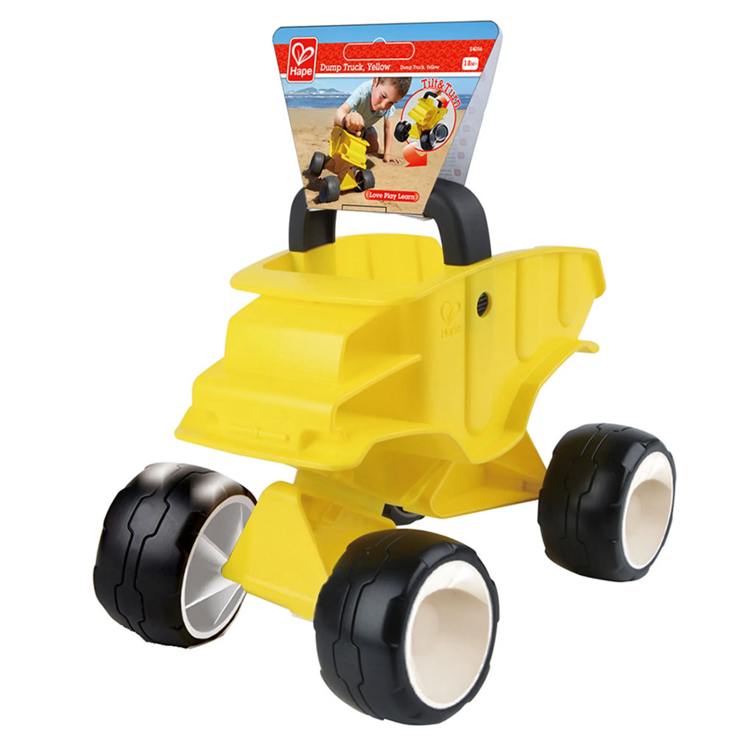 Personalized Dump Truck - Yellow Suitable for 12 months & above
