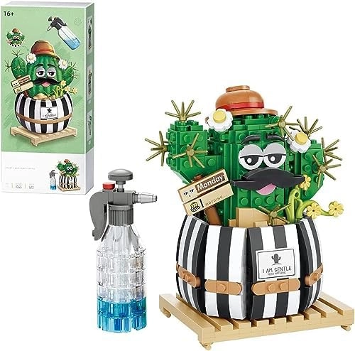 Minxtech Cactus Building Blocks Construction Kit - 578 pcs