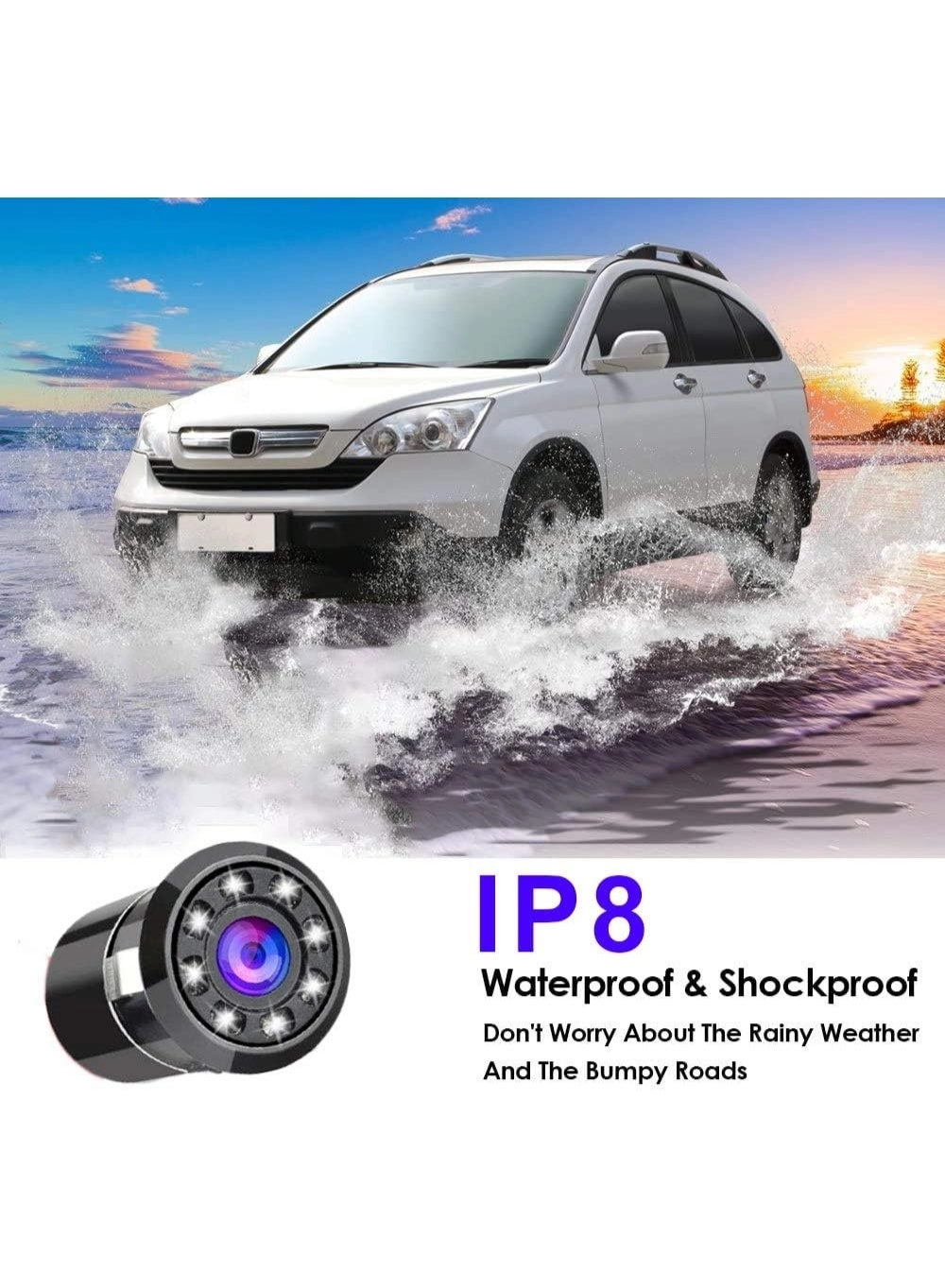 Reverse Car Parking Camera - Night Vision