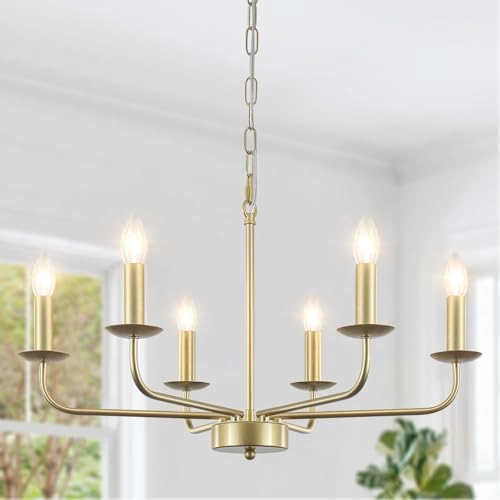6 Light Chandelier - 30cm 185cm