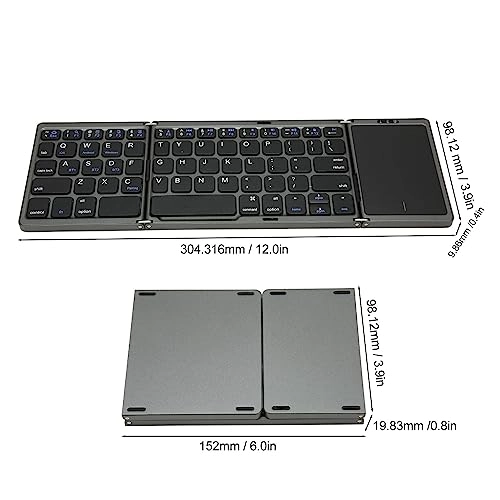 B089T - Foldable Bluetooth 5.1 Touchpad 64-key