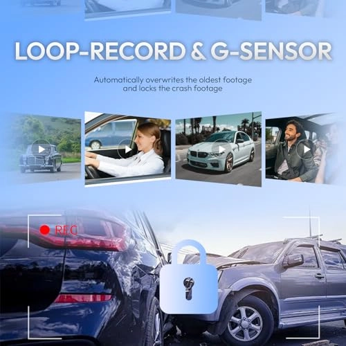 4K Dash Cam - 4K 30FPS 2160P for Toyota Tundra 2017-2021 & Sequoia 2017-2022