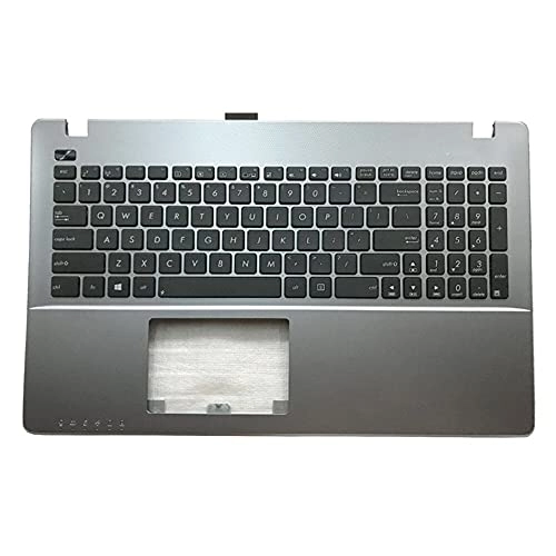 Laptop Upper Case Cover C Shell & Keyboard - black US English Layout