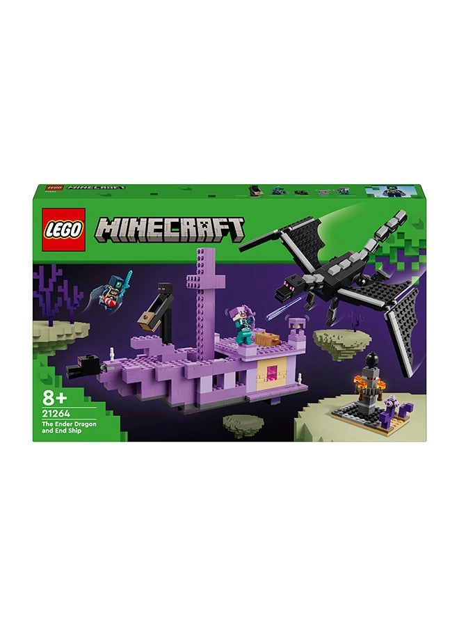 Minecraft The Ender Dragon and End Ship (21264)