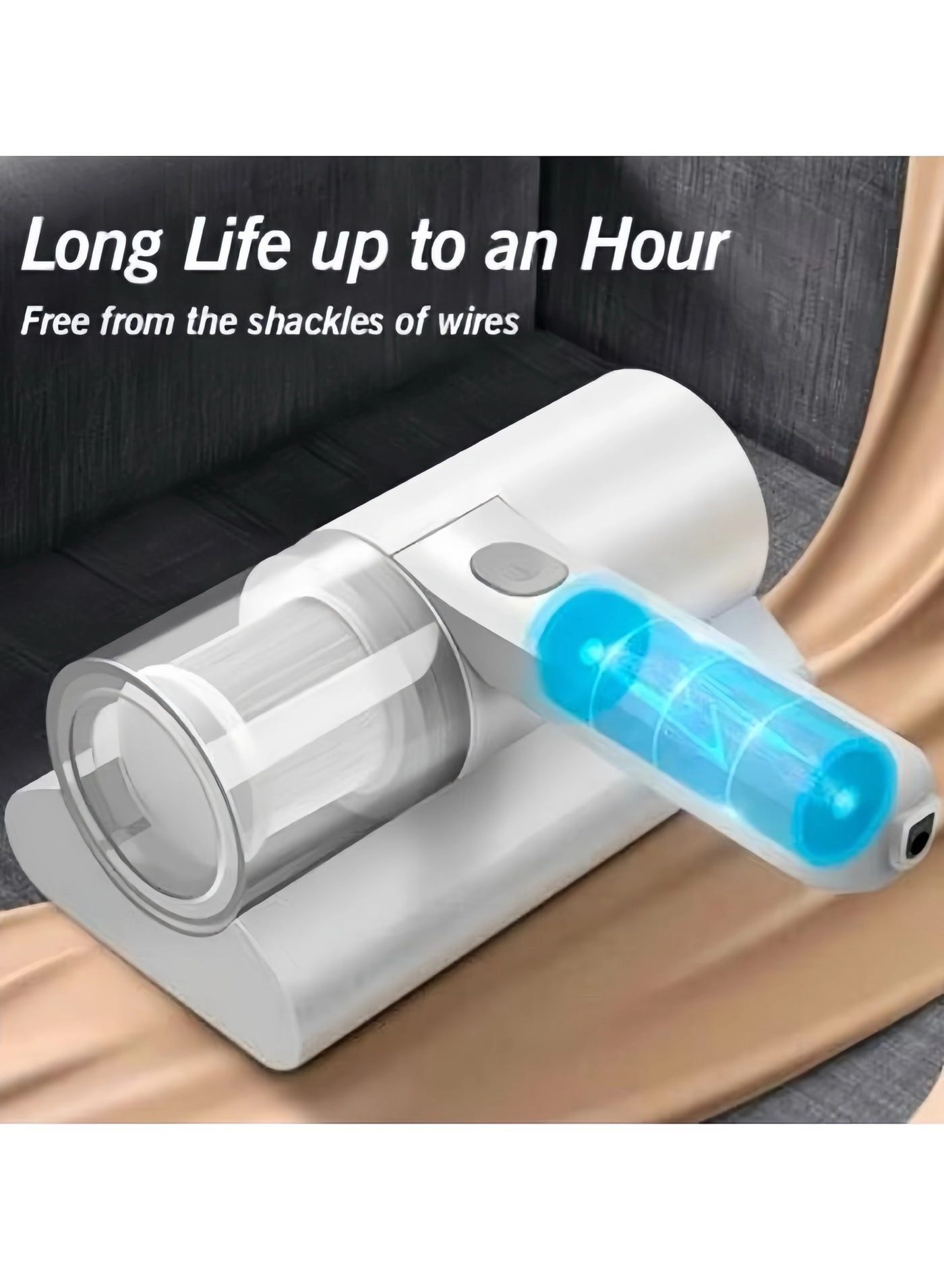 Mattress Vacuum Cleaner - 10KPa Cordless HEPA