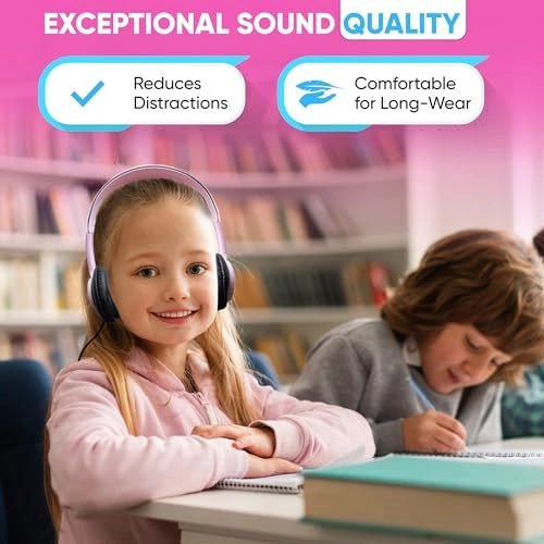 On-Ear Leather Headphones Wired Headphone Pack