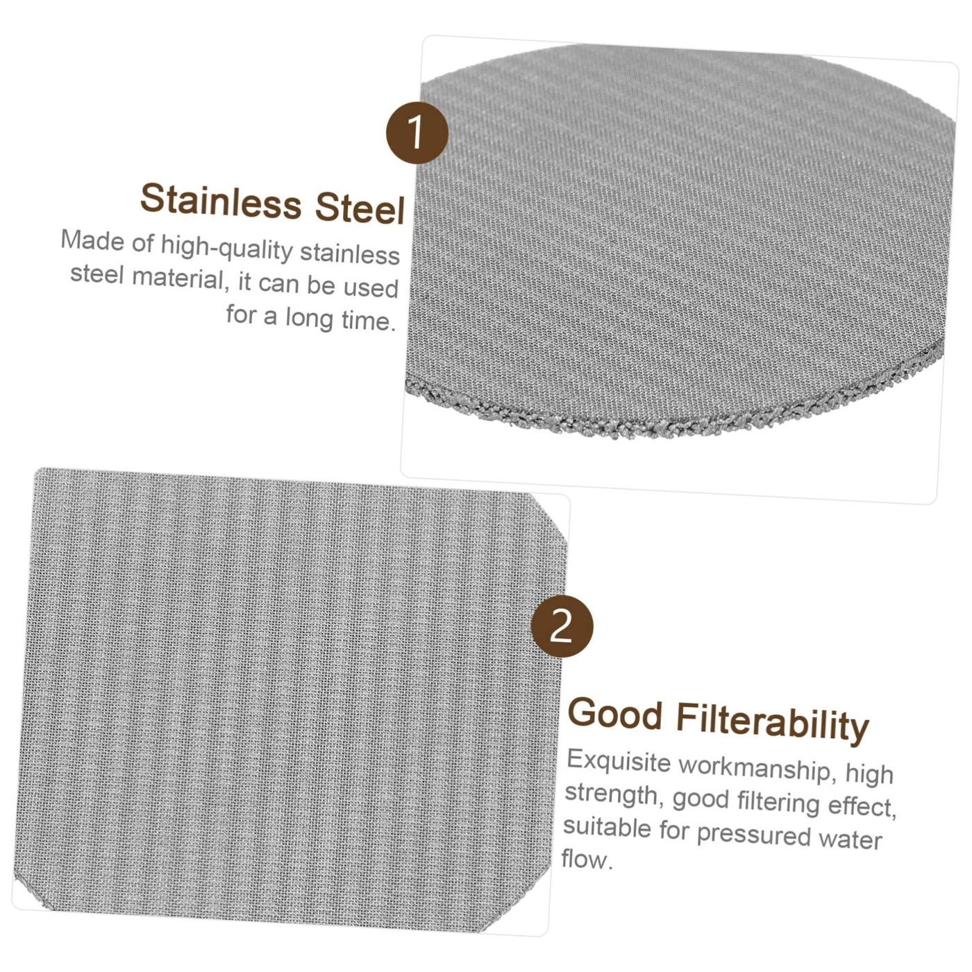 Espresso Filter Mesh Screen - Size 1 Stainless Steel