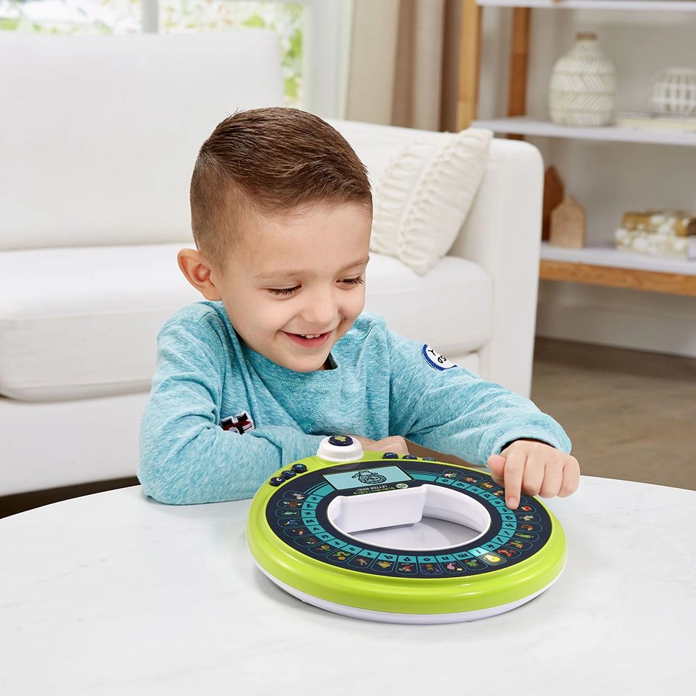 Spinning Lights Letter Ring