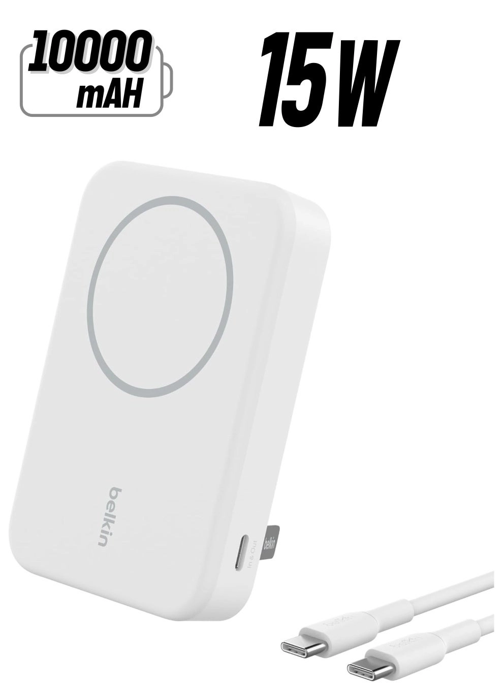 Belkin BoostCharge Pro - MagSafe Compatible 10000 mAh 30 W