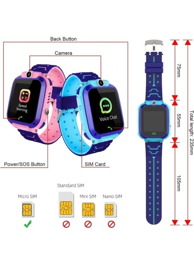 Kids Touchscreen Smart Watch Cellular