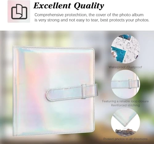 2x3" 256 Pockets Fabric Cover Photo Album