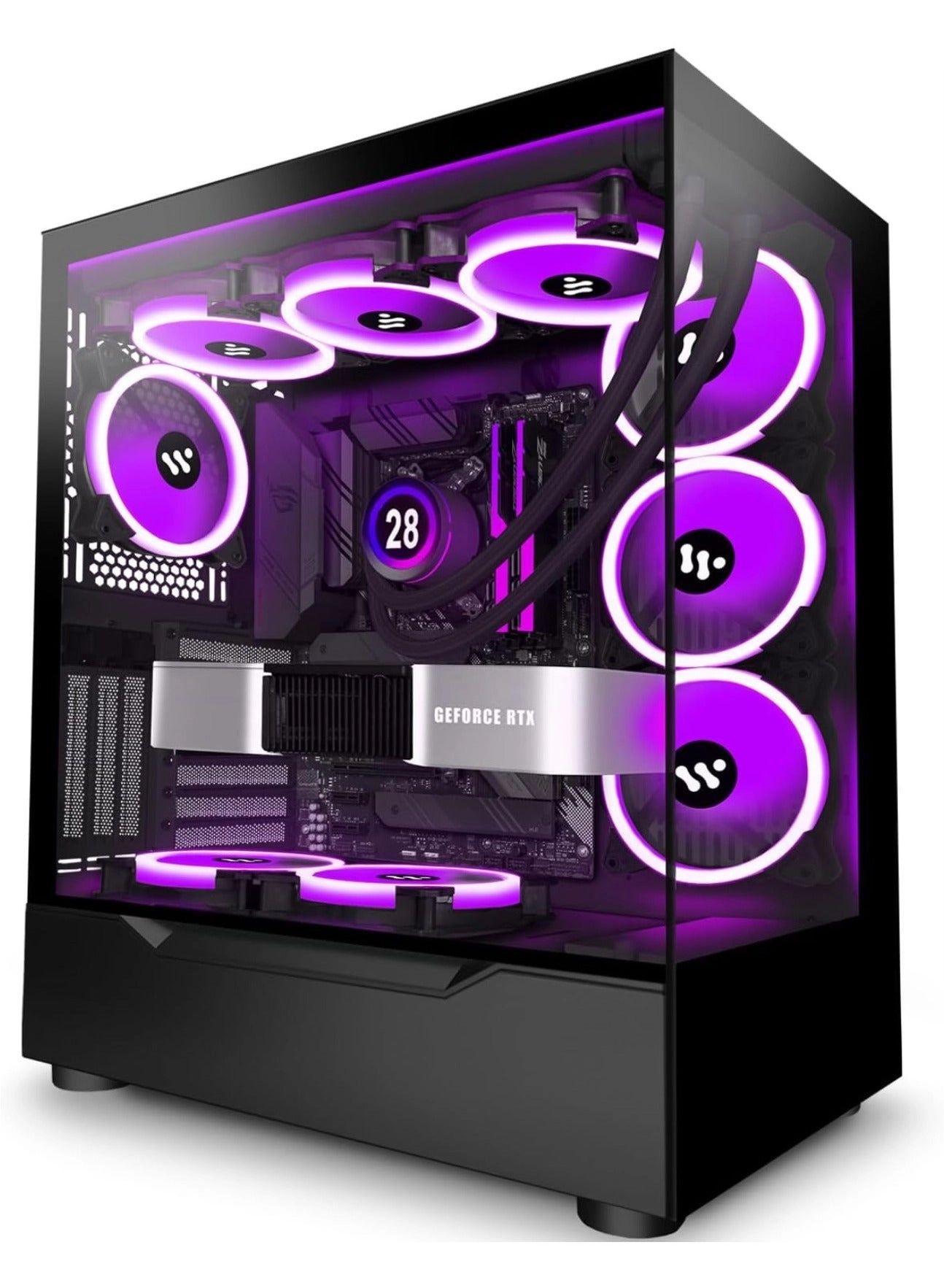 MINEROO Gaming-PC-12400F-5060Ti - 32GB 1TB i5-12400F