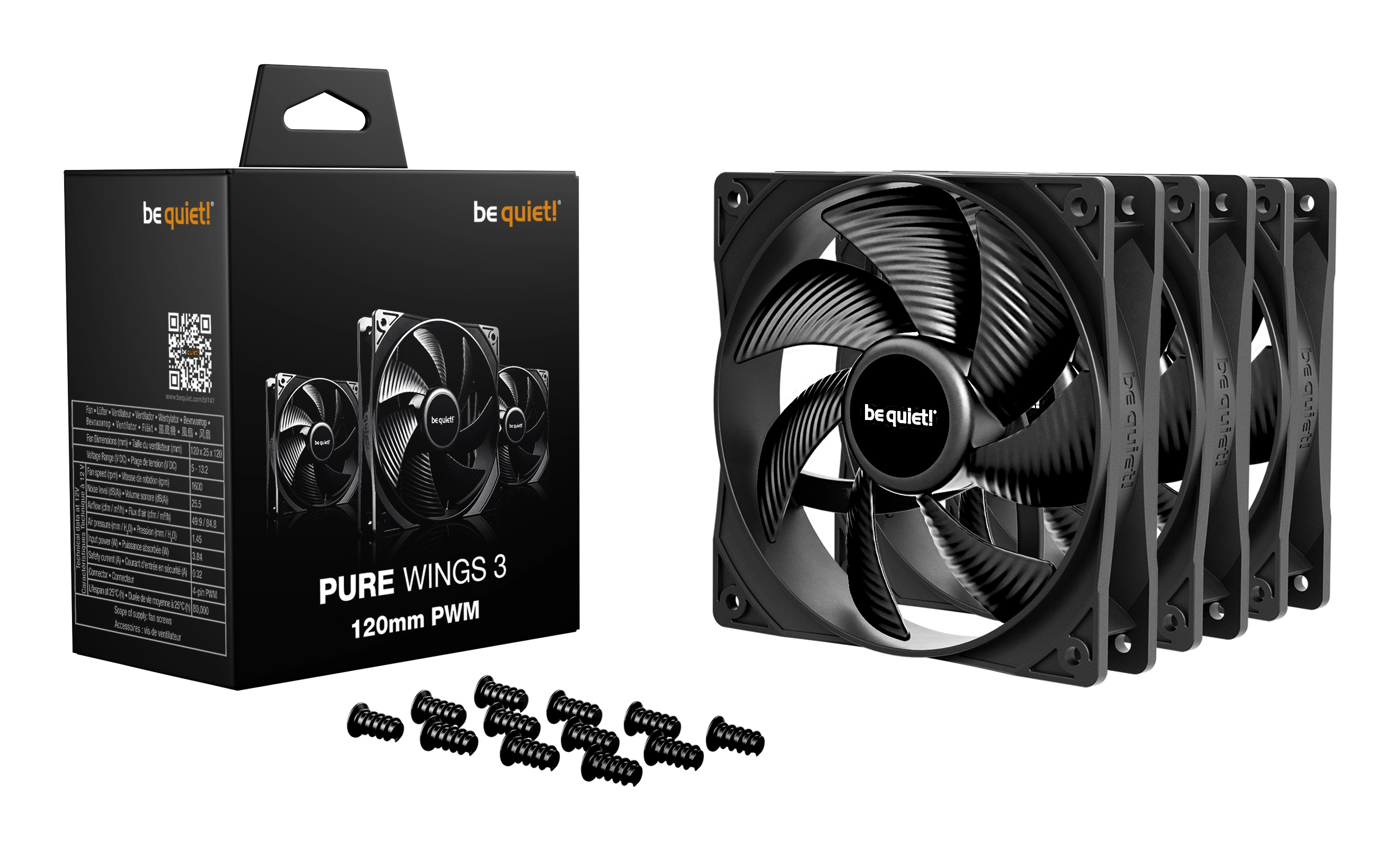 Pure Wings 3 - 1 fan 120mm