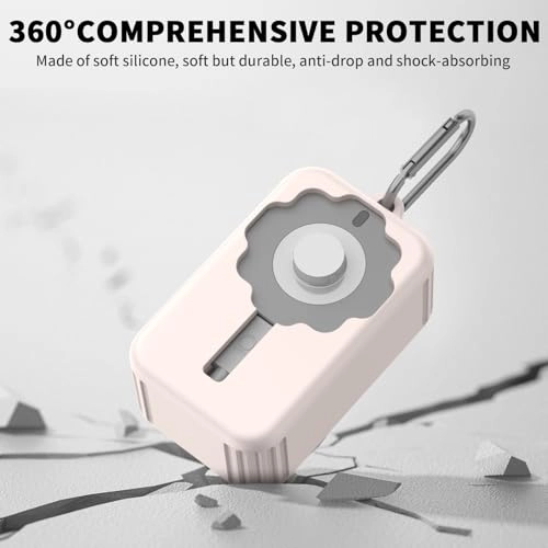 Silicone Charger Protector Cover - Compatible with Oura Ring 4 Charger Shockproof Black