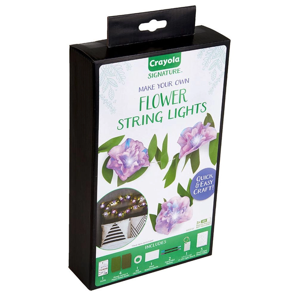 Flower String Lights - 6' LED 14 Lights