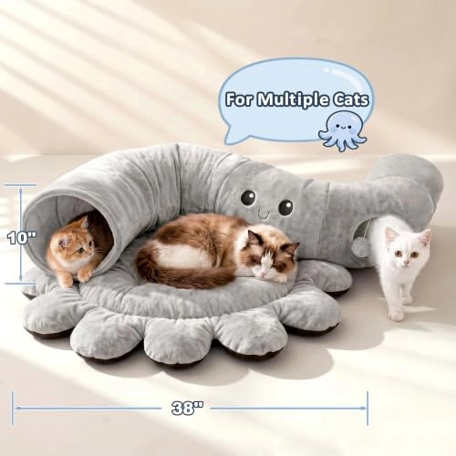 Cat Tunnel Bed - Cotton