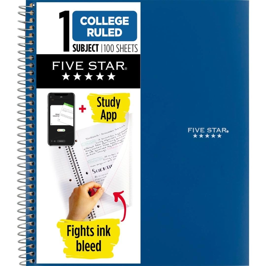 Spiral Notebook 8-1/2" x 11" Spiral - Lined 100 Sheets