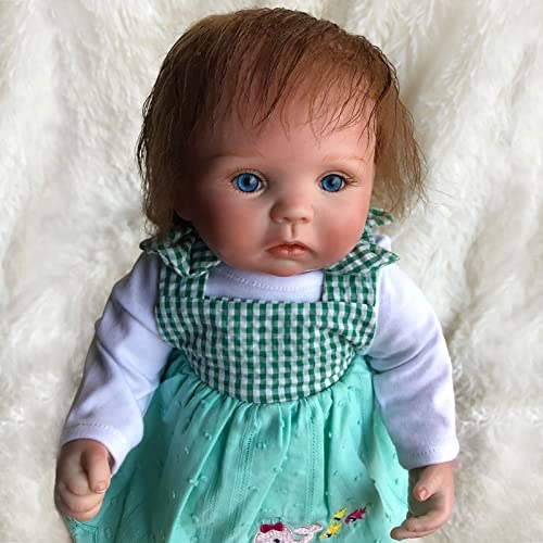 Reborn Baby Doll - 15 Inch Vinyl Mohair