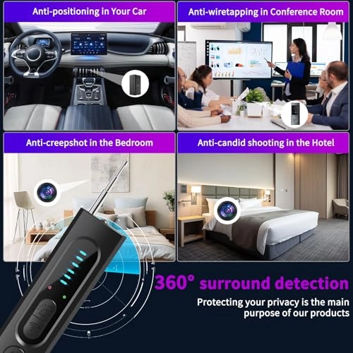 Hidden Camera Detector - Portable 1500 times/second scanning speed