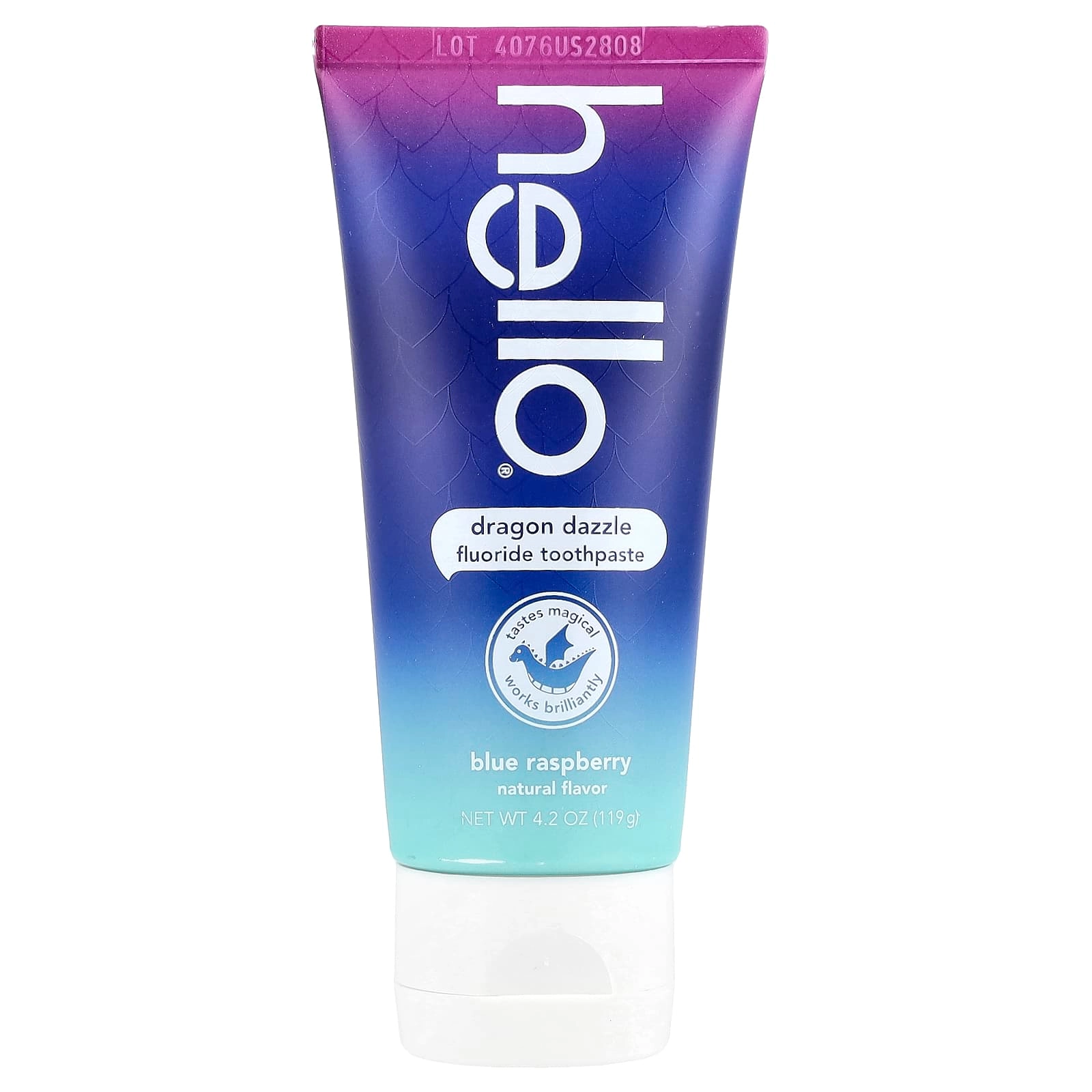 Hello Kids Blue Raspberry Toothpaste Ages 2+ 119 g