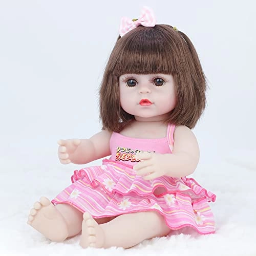 Reborn Baby Doll - 15 Inch Vinyl Mohair