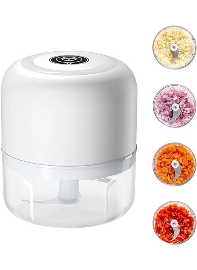 Mini Food Chopper And Processor - 100ml/250ml Wireless Electric