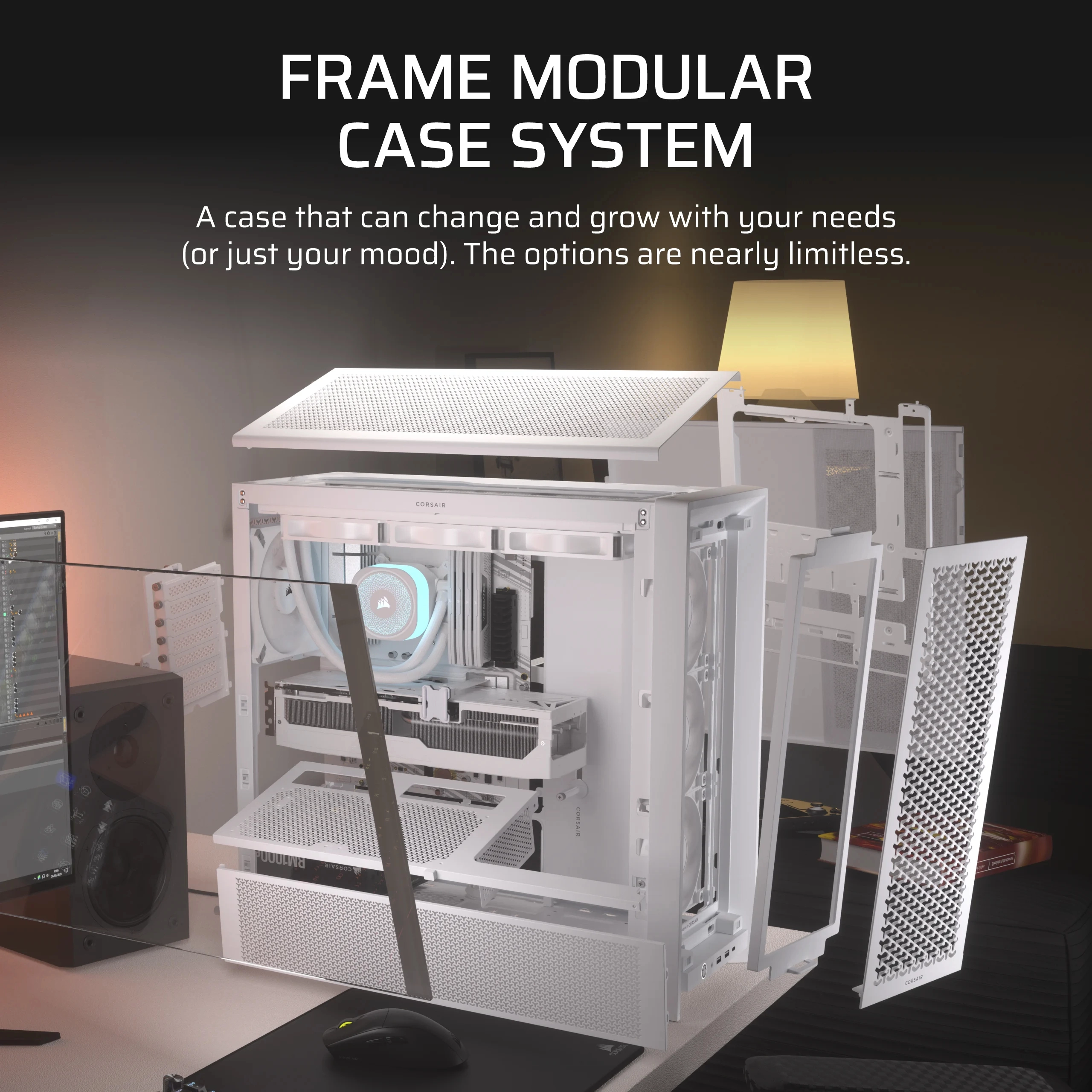 4000D Airflow - Tempered Glass Mid-Tower White