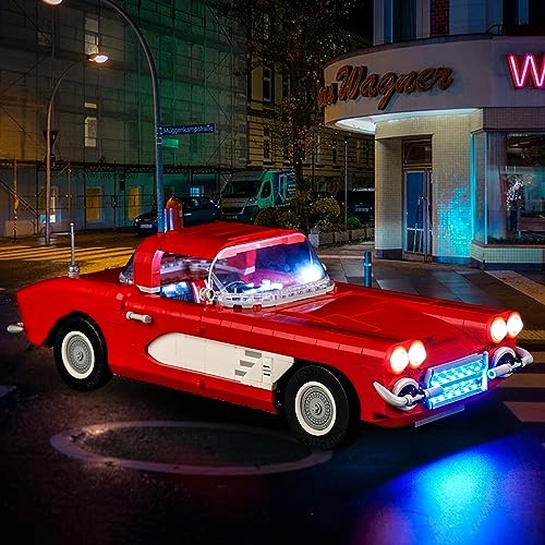 LED Light Set for LEGO 10321 Icons Corvette - Copper 5 Volts