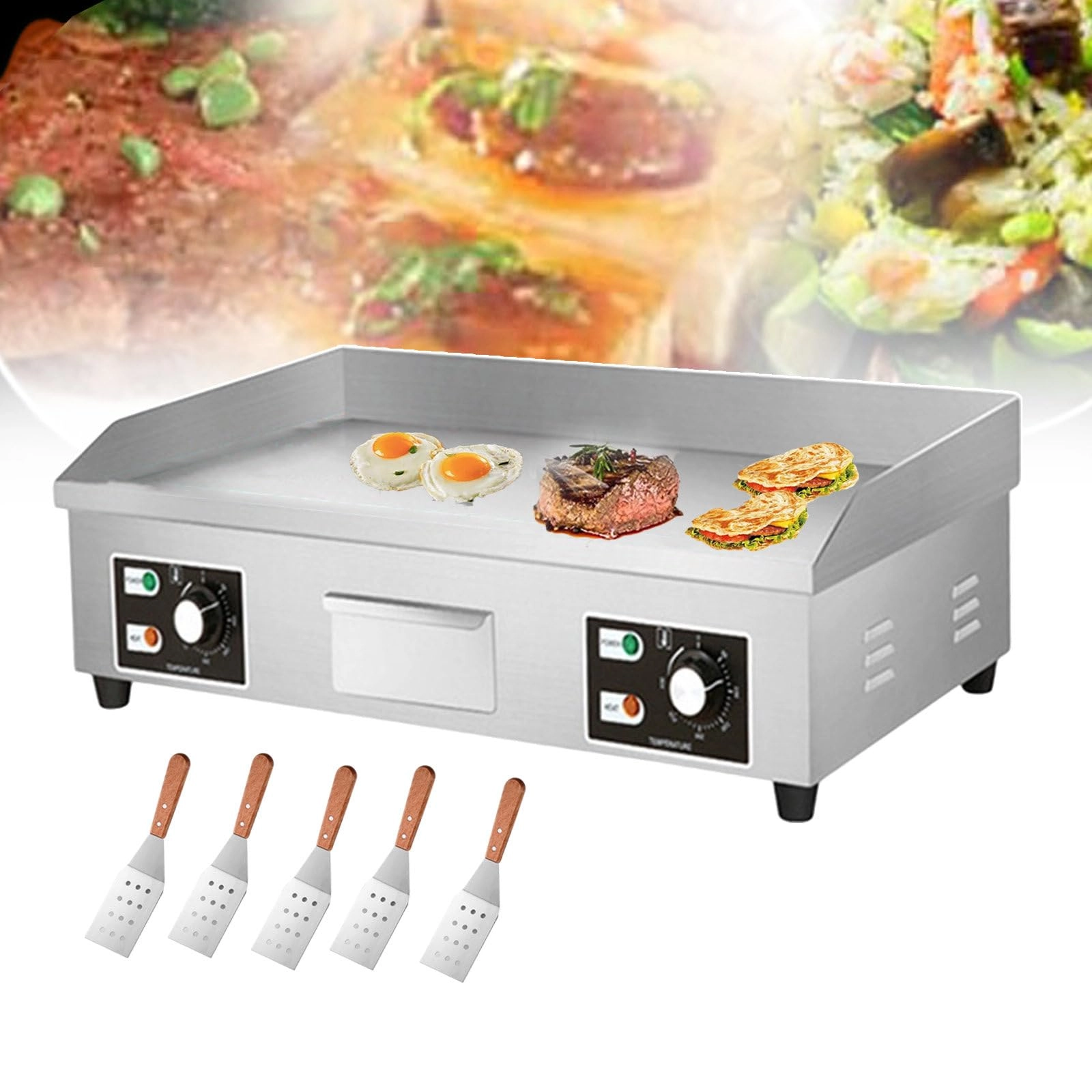 Electric Griddle - 2 660*400mm/730*400mm