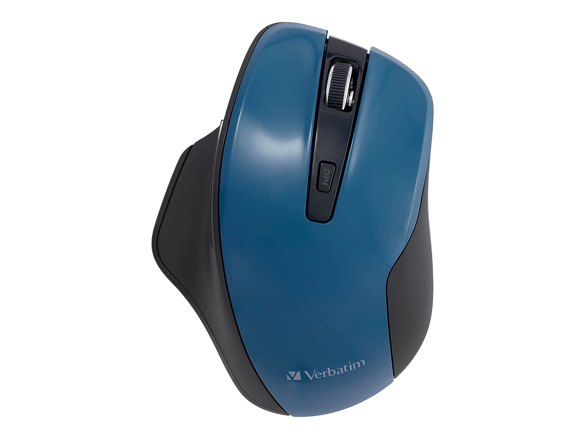 Silent Ergonomic Wireless Blue LED Mouse - Wireless