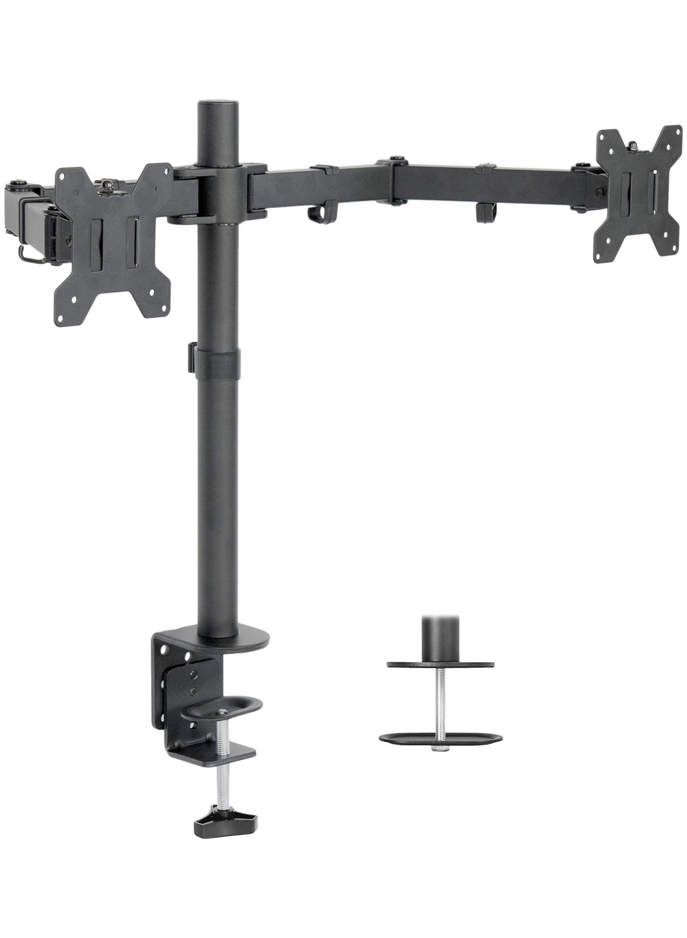 Dual LCD Monitor Desk Mount Stand - 2 27in