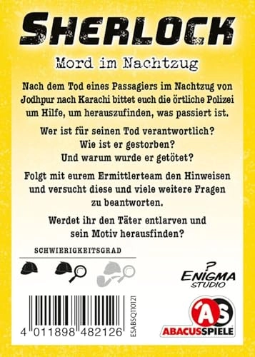 Sherlock - Mord im Nachtzug - Card Game (German)