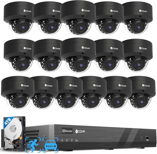 PoE 4K Security Camera System - 16 channels